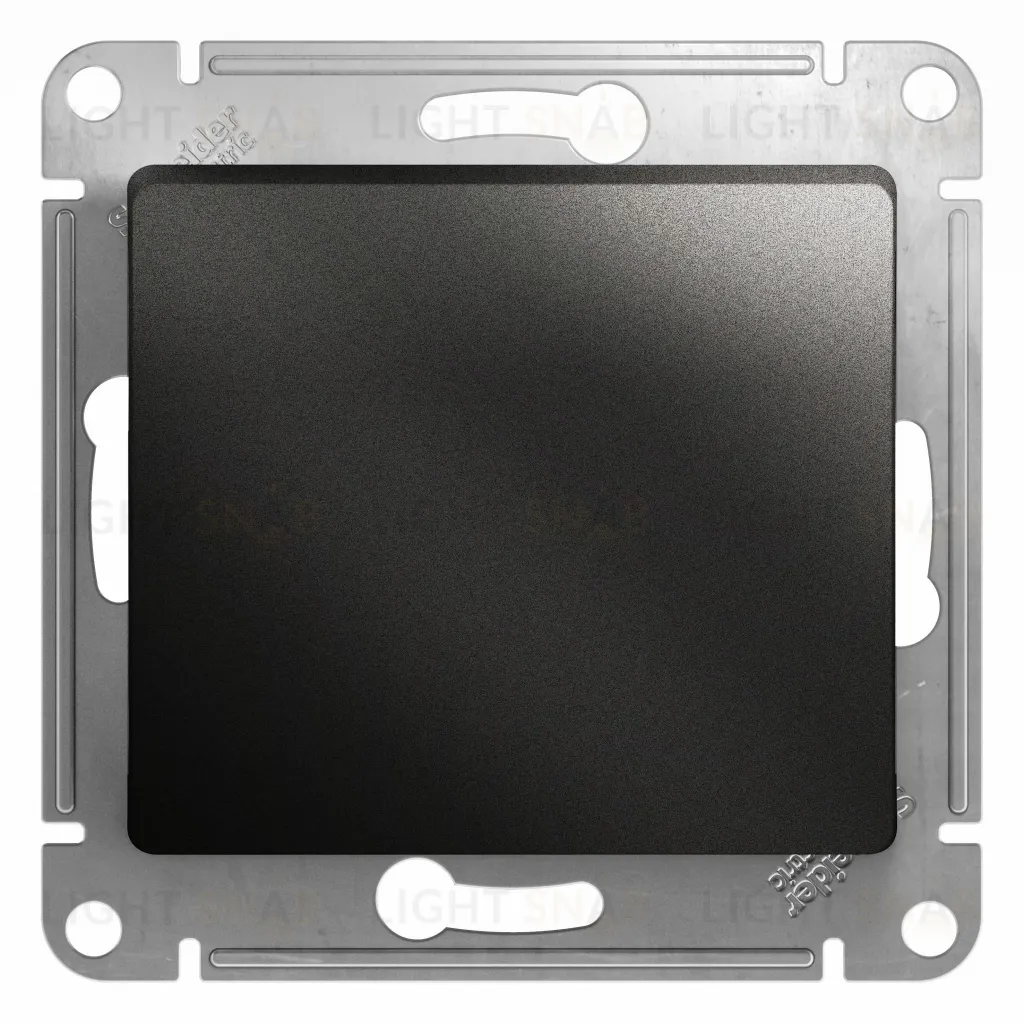 Кнопочный выключатель Schneider Electric Glossa антрацит GSL000715 GSL000715