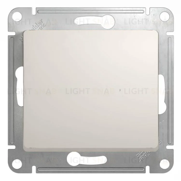 Кнопочный выключатель Schneider Electric Glossa молочный GSL000915 GSL000915