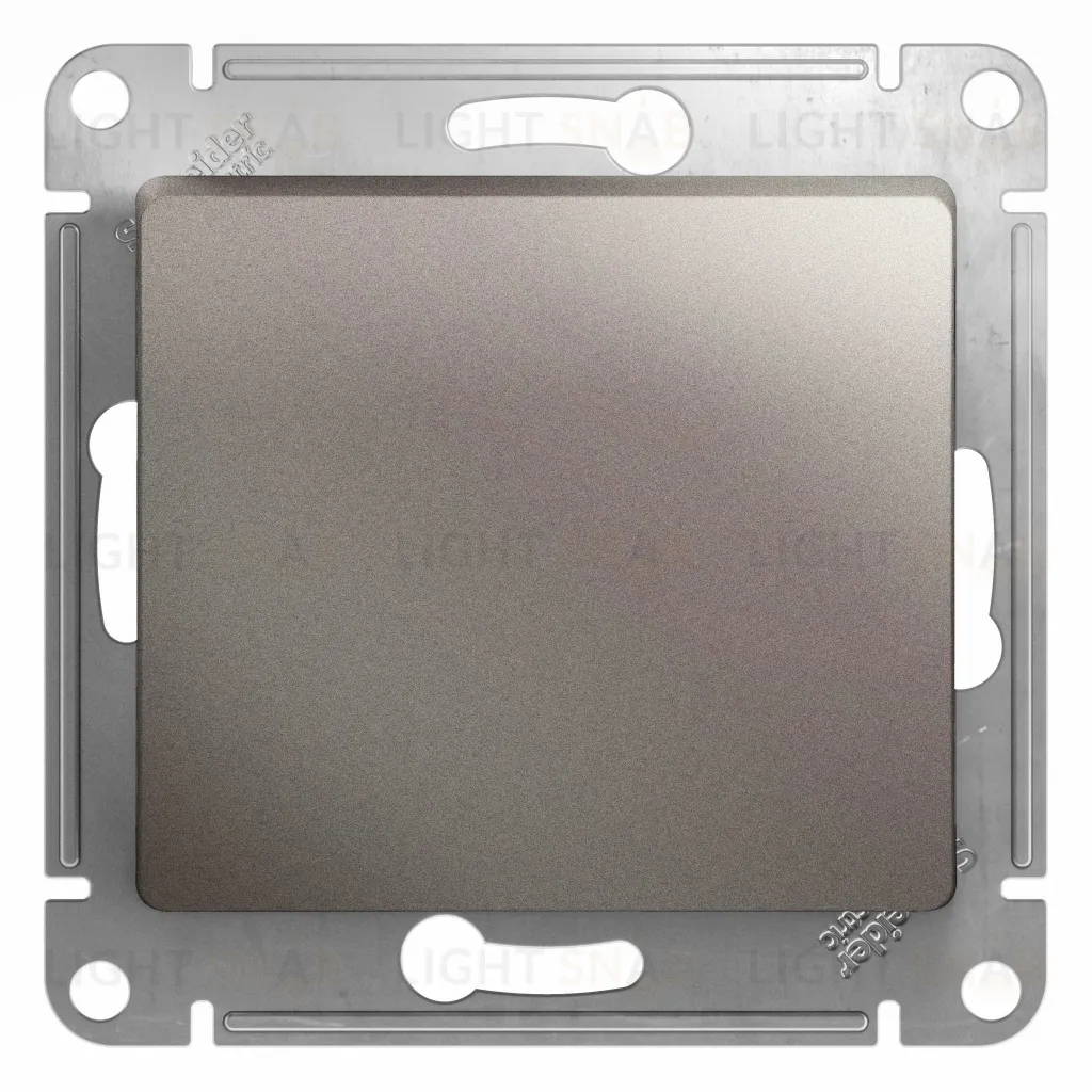 Выключатель одноклавишный Schneider Electric Glossa платина GSL001211 GSL001211