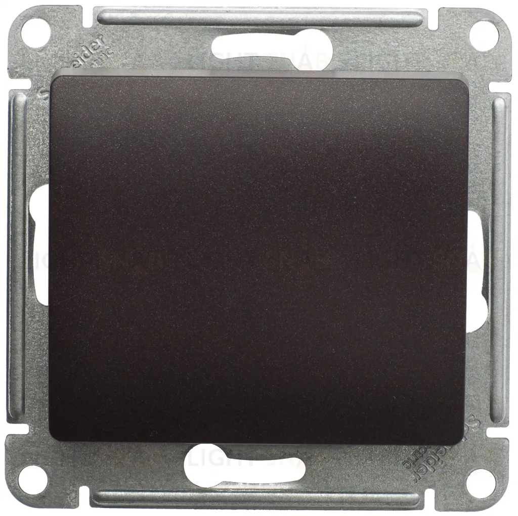 Выключатель одноклавишный Schneider Electric Glossa шоколад GSL000811 GSL000811