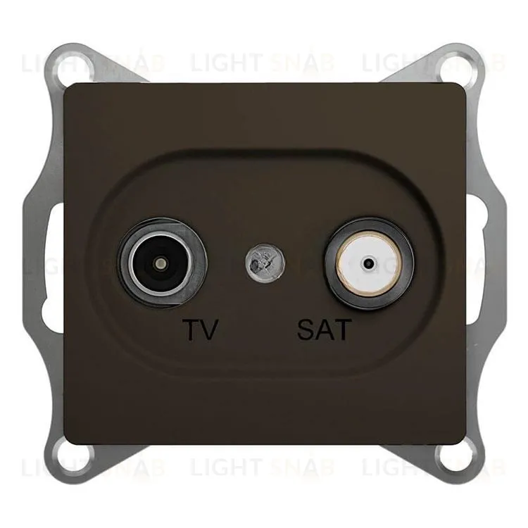 Розетка телевизионная и спутниковая Schneider Electric Glossa перламутр GSL000897 GSL000897