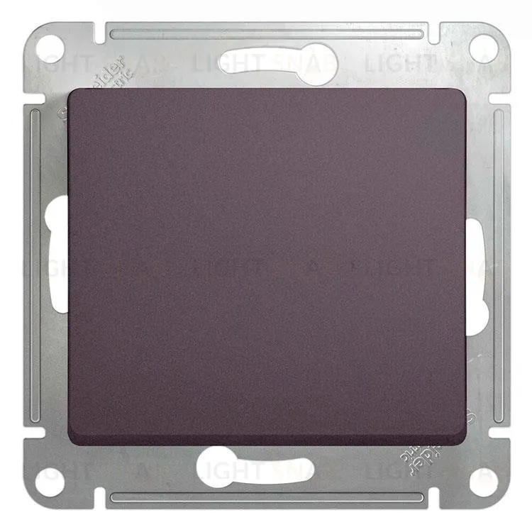 Выключатель одноклавишный Schneider Electric Glossa сиреневый туман GSL001411 GSL001411