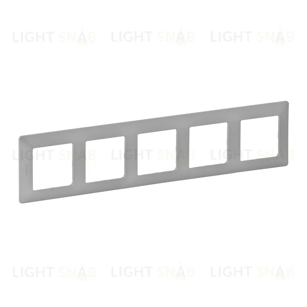 Рамка пятерная Legrand Valena Life, алюминий 754135 754135
