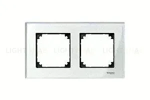 Рамка двойная Merten M-Elegance бриллиант MTN404219 MTN404219