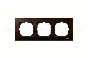 Рамка тройная Merten M-Elegance, венге MTN4053-3471 MTN4053-3471
