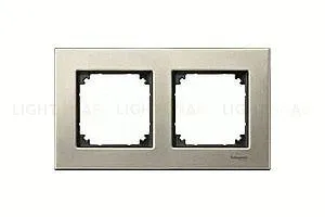 Рамка двойная Merten M-Elegance титан MTN403205 MTN403205