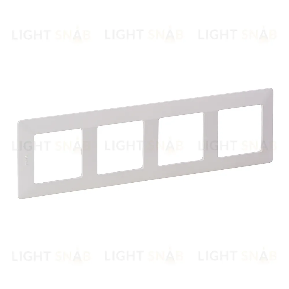 Рамка четверная Legrand Valena Life, белый 754004 754004
