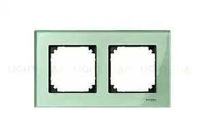 Рамка двойная Merten M-Elegance изумруд MTN404204 MTN404204