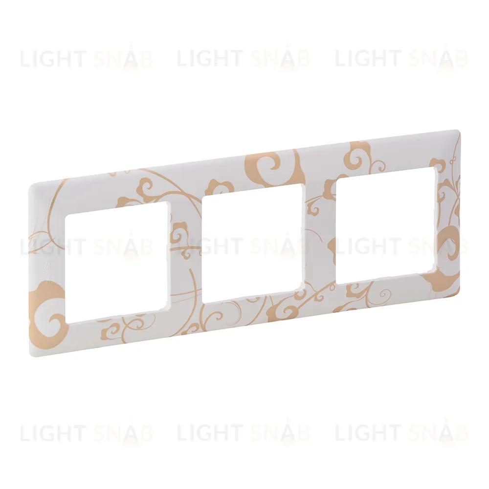 Рамка тройная Legrand Valena Life, ампир белый 754103 754103