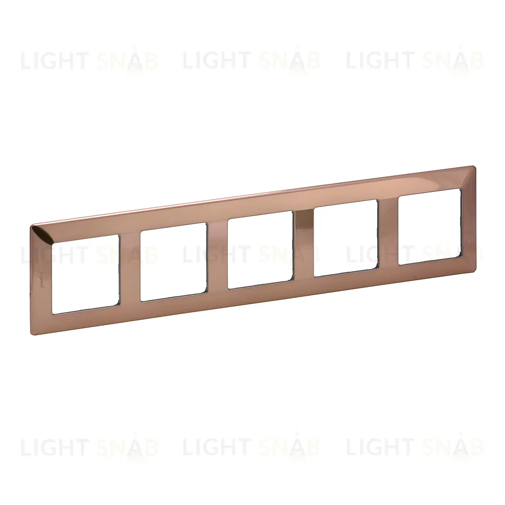 Рамка пятерная Legrand Valena Life, медь 754165 754165