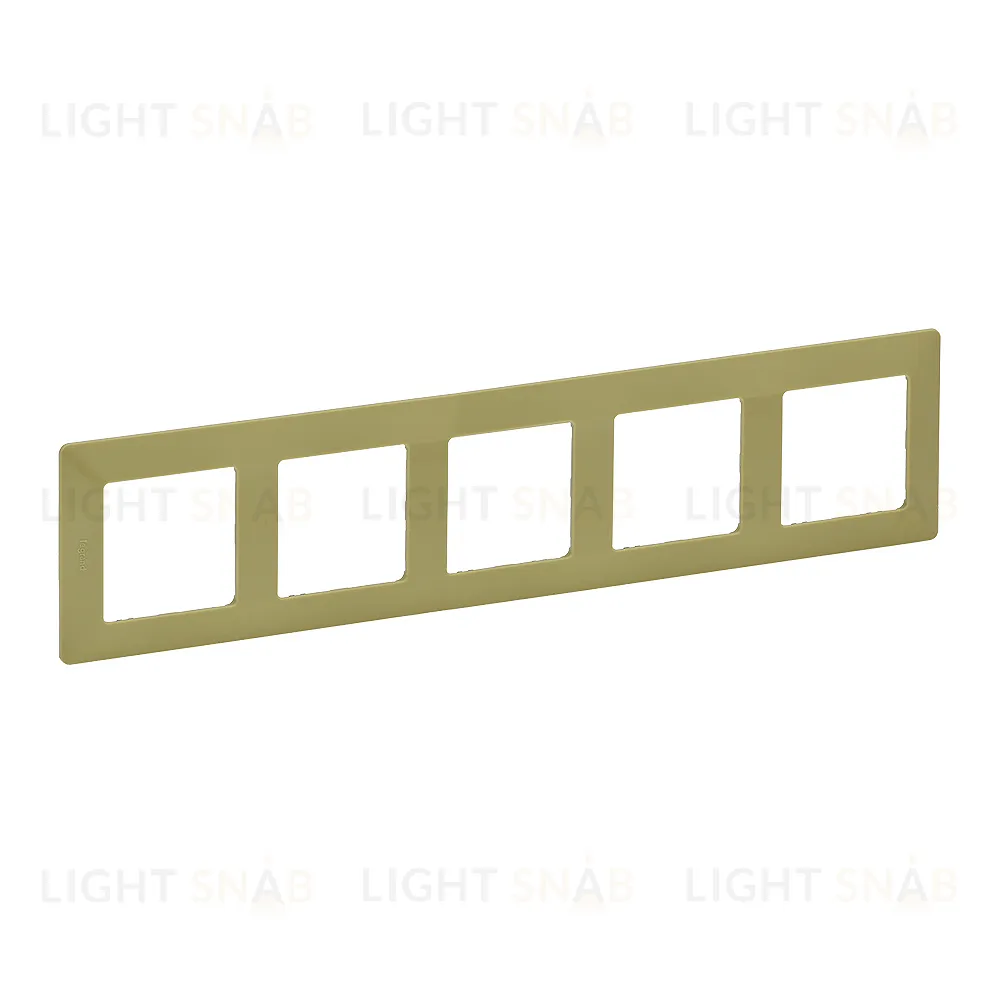 Рамка пятерная Legrand Valena Life, лайм 754085 754085