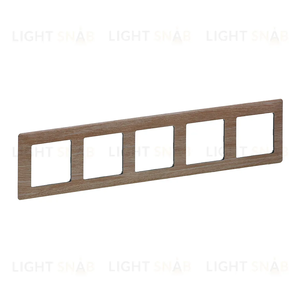 Рамка пятерная Legrand Valena Life, светлое дерево 754185 754185