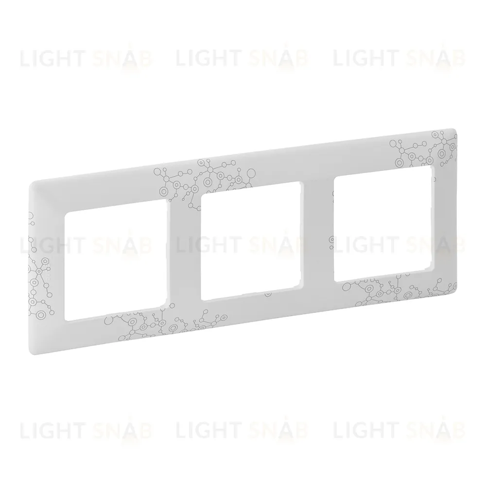 Рамка тройная Legrand Valena Life, эл грей 754123 754123