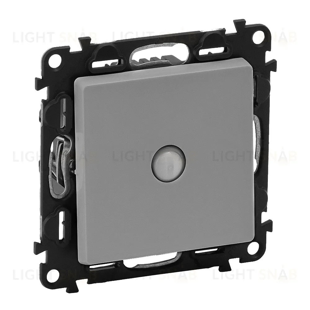 Переключатель 1 клавишный со встроенным датчиком движения 160° Legrand Valena Life 10A/250Валюминий 752065+754712 752065 + 754712