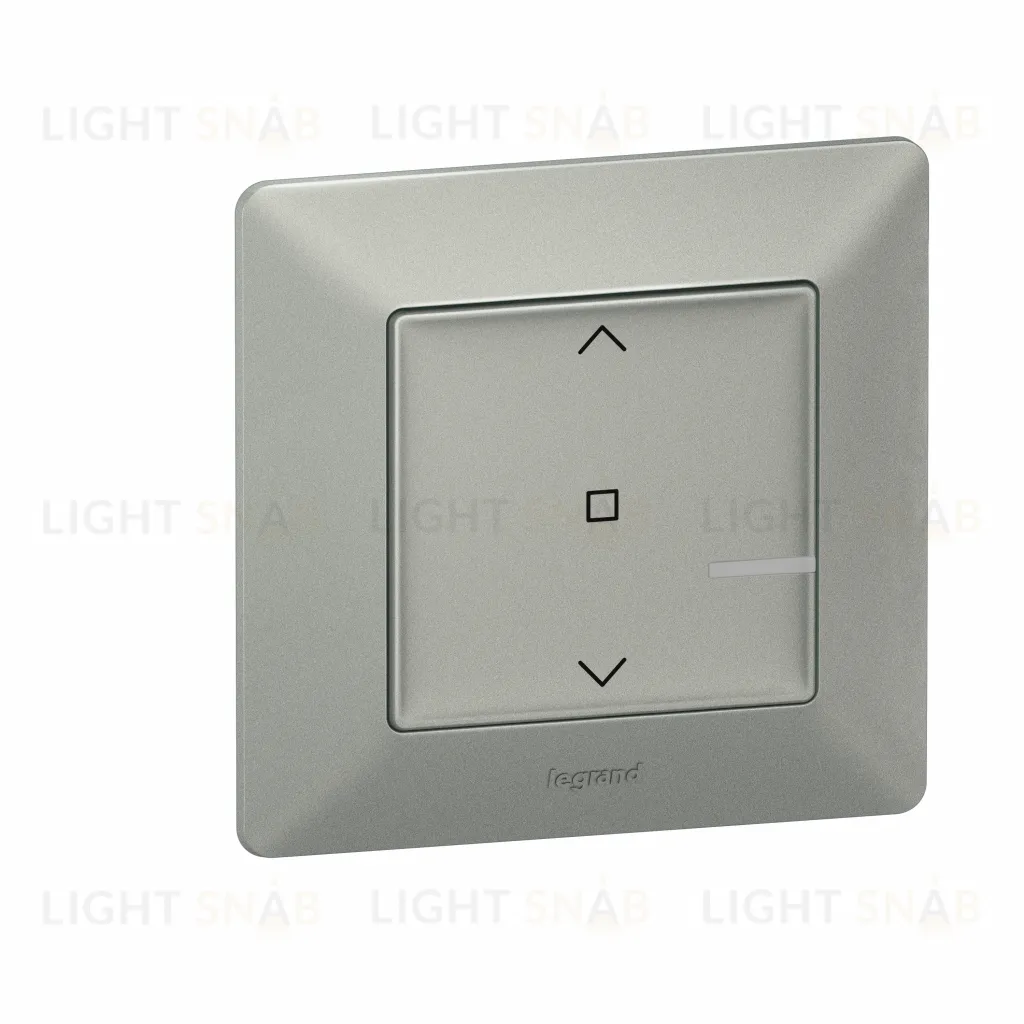 Умный беспроводной выключатель рольставней Legrand Netatmo Valena Life алюминий 752391 752391