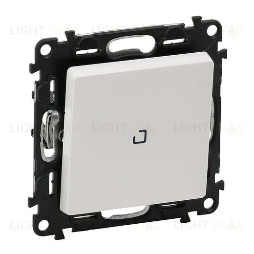 Выключатель одноклавишный перекрестный (из 3-х мест) с подсветкой Legrand Valena Life 10A/250В белый 752007+665090+755100 752007 + 665090 + 755100