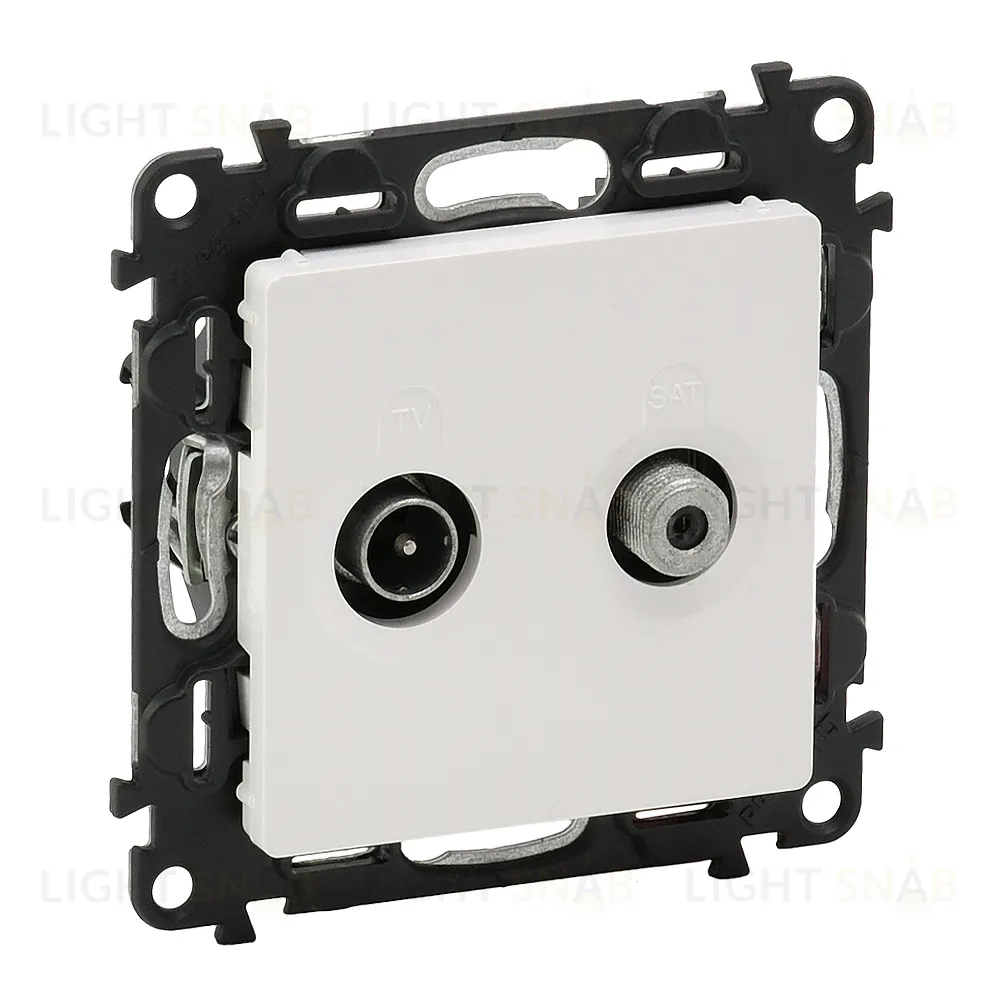 Розетка TV-SAT оконечная Legrand Valena Life белый 753059+754820 753059 + 754820
