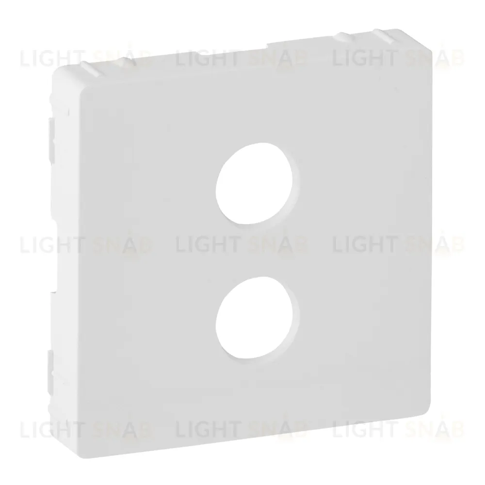 Розетка одинарная акустическая Legrand Valena Life с винтовыми зажимами ”банан”, белый 753076+755280 753076 + 755280