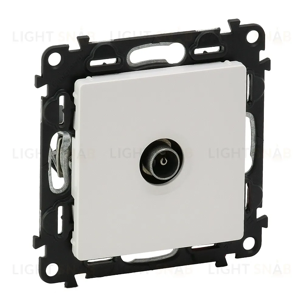 Розетка TV оконечная Legrand Valena Life белый 753066+754760 753066 + 754760