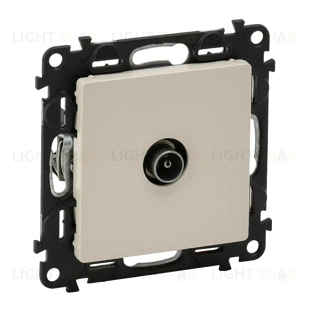 Розетка TV проходная Legrand Valena Life слоновая кость 753067+754761 753067 + 754761