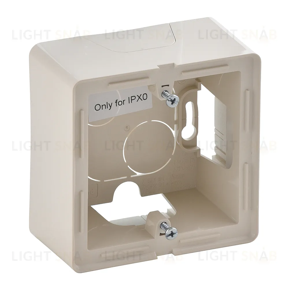 Одноместная коробка для накладного монтажа Legrand Valena Life, слоновая кость 754201 754201