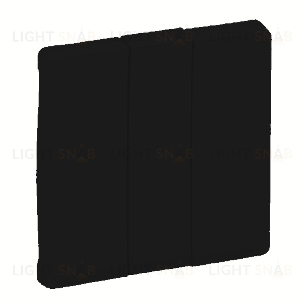 Выключатель трехклавишный Legrand Valena Life 10A/250В антрацит 752003+756032 752003 + 756032