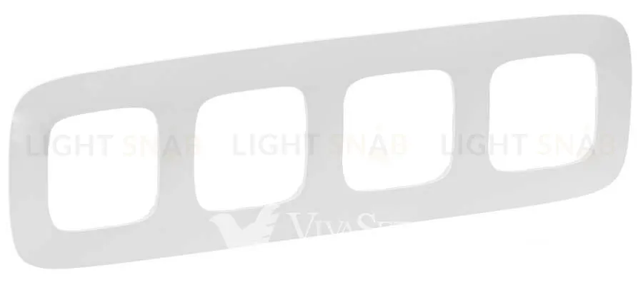 Рамка четверная Legrand Valena Allure, белый 754304 754304