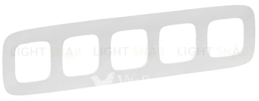 Рамка пятерная Legrand Valena Allure, белый 754305 754305