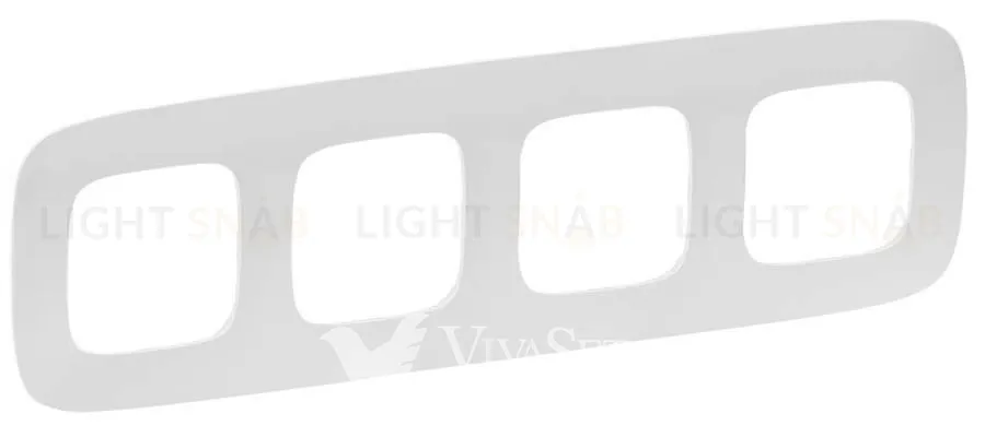 Рамка четверная Legrand Valena Allure, жемчуг 754414 754414