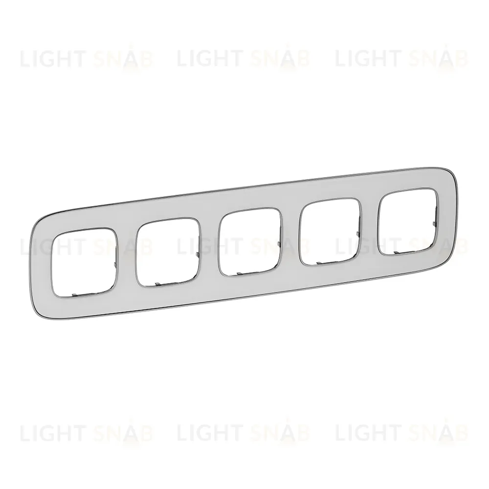 Рамка пятерная Legrand Valena Allure, зеркало 754425 754425