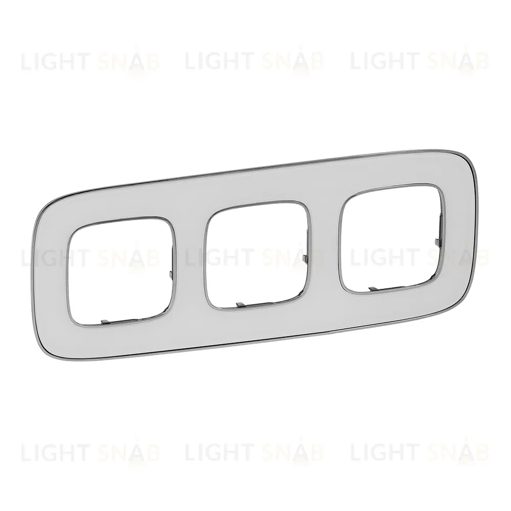 Рамка тройная Legrand Valena Allure, зеркало 754423 754423