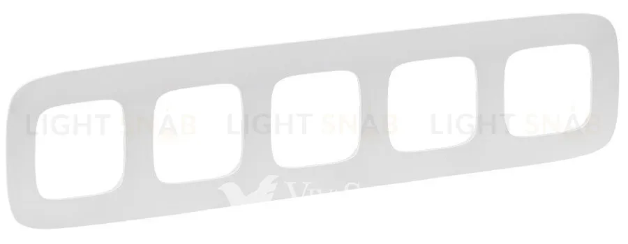 Рамка пятерная Legrand Valena Allure, жемчуг 754415 754415