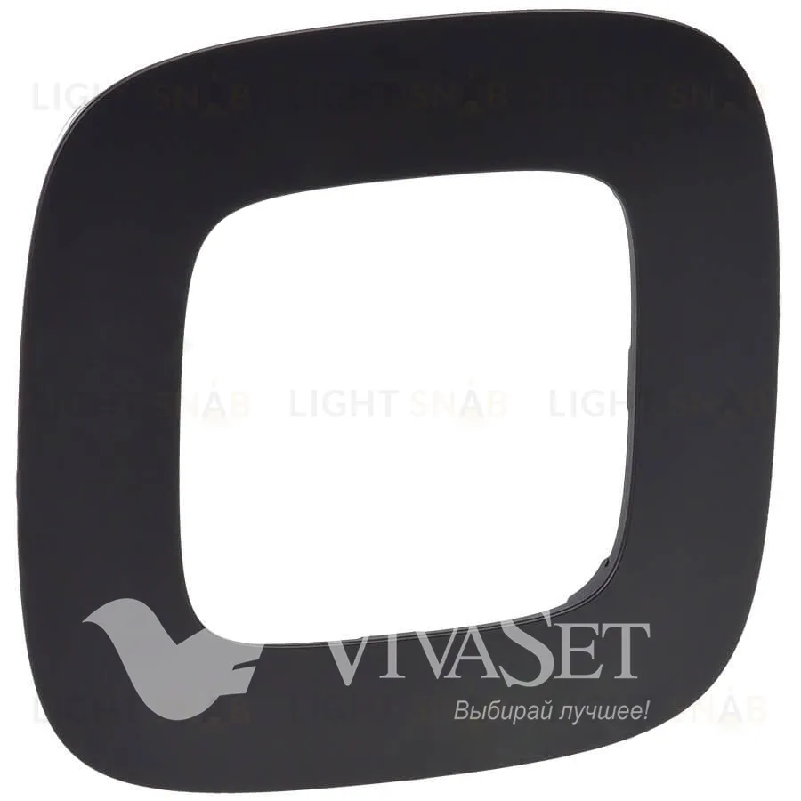 Рамка одинарная Legrand Valena Allure, матовый черный 754401 754401