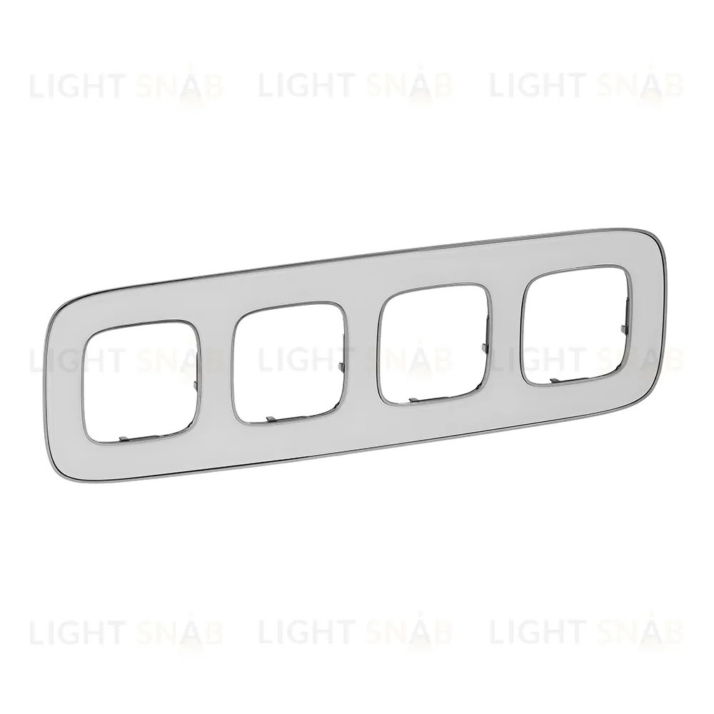 Рамка четверная Legrand Valena Allure, зеркало 754424 754424