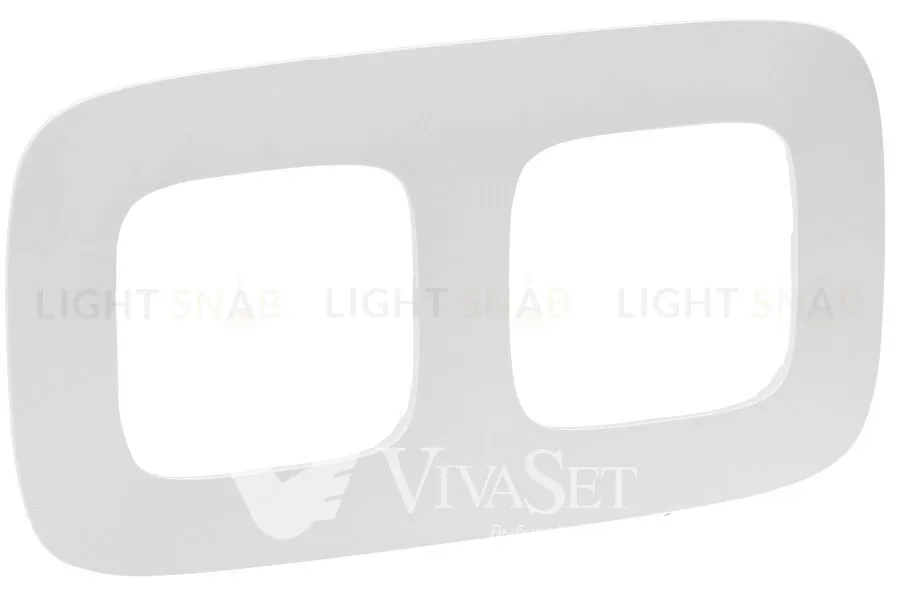 Рамка двойная Legrand Valena Allure, жемчуг 754412 754412