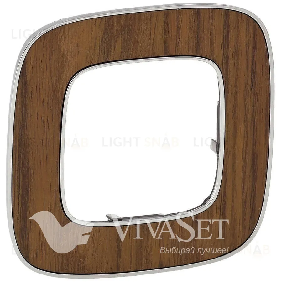 Рамка одинарная Legrand Valena Allure, орех 754461 754461