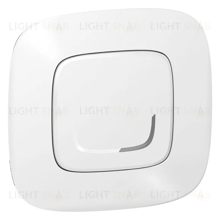 Умный проводной выключатель-светорегулятор 5-300В, LED 5-60Вт, Legrand Netatmo Valena Allure белый 752584 752584
