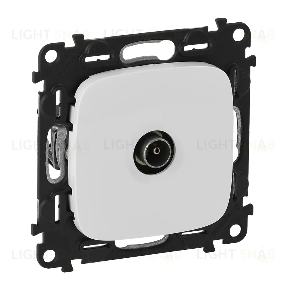 Розетка TV оконечная Legrand Valena Allure белый 753066+754765 753066 + 754765