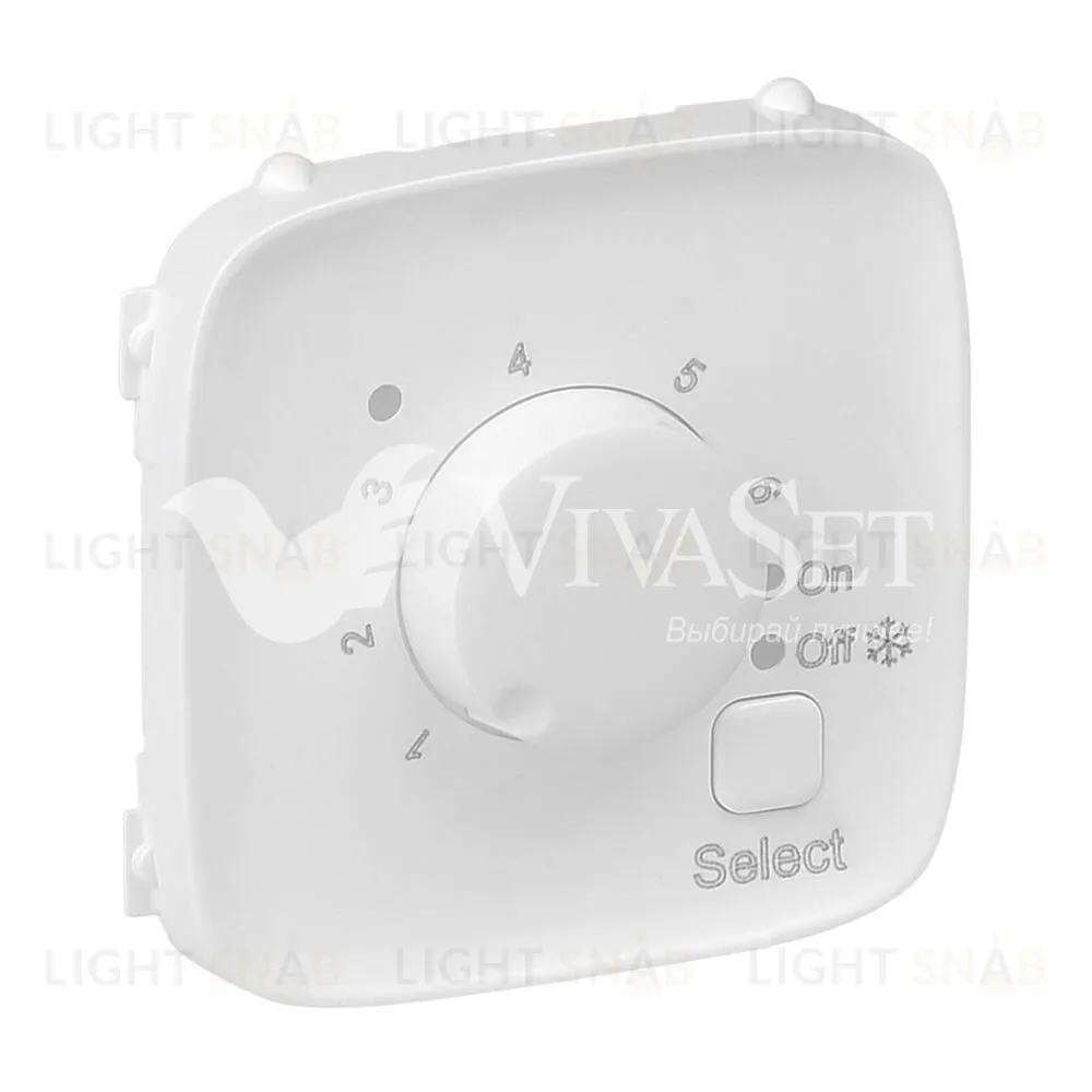 Термостат Legrand Valena Allure с датчиком для теплых полов 16A/230В, белый 752034+755325 752034 + 755325