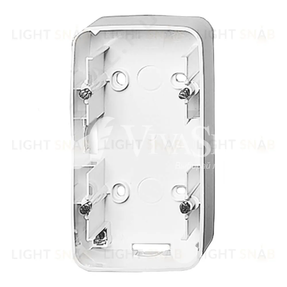 Двухместная коробка Legrand Valena Allure для накладного монтажа, белый 755552 755552