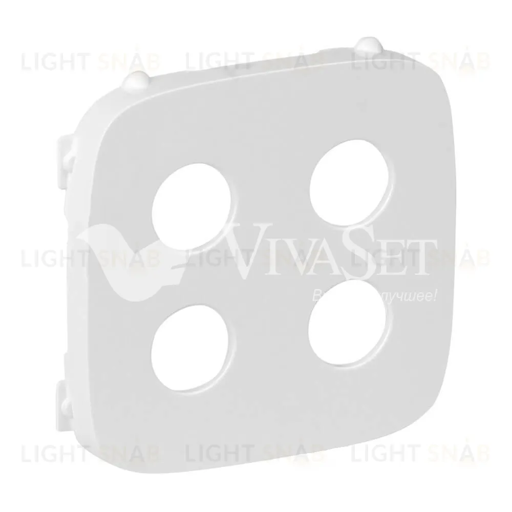 Розетка двойная акустическая с винтовыми зажимами (банан) Legrand Valena Allure, белый 753077+755295 753077 + 755295