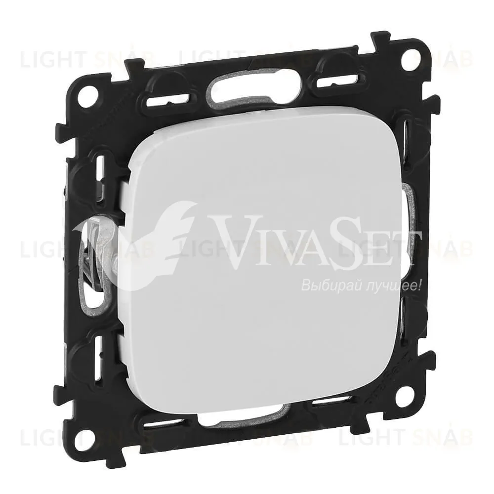 Заглушка с суппортом Legrand Valena Allure, белый 755185 755185