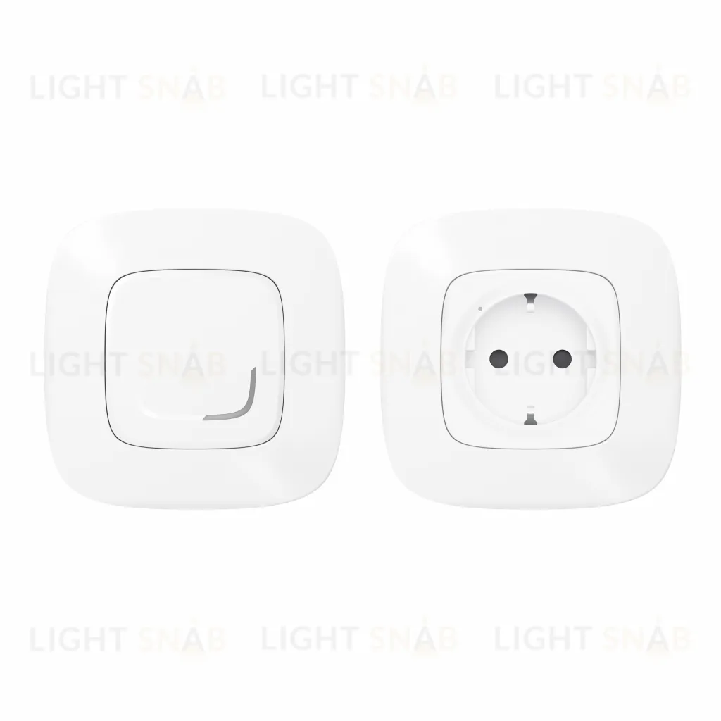 Готовый комплект Розетка с беспроводным выключателем Legrand Netatmo Valena Allure белый 752554 752554
