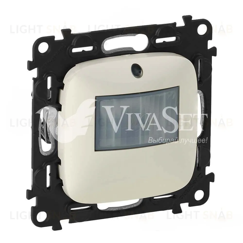 Датчик движения Legrand Valena Allure 180° без нейтрали 3-250 Вт, слоновая кость 752070+752279 752070 + 752279