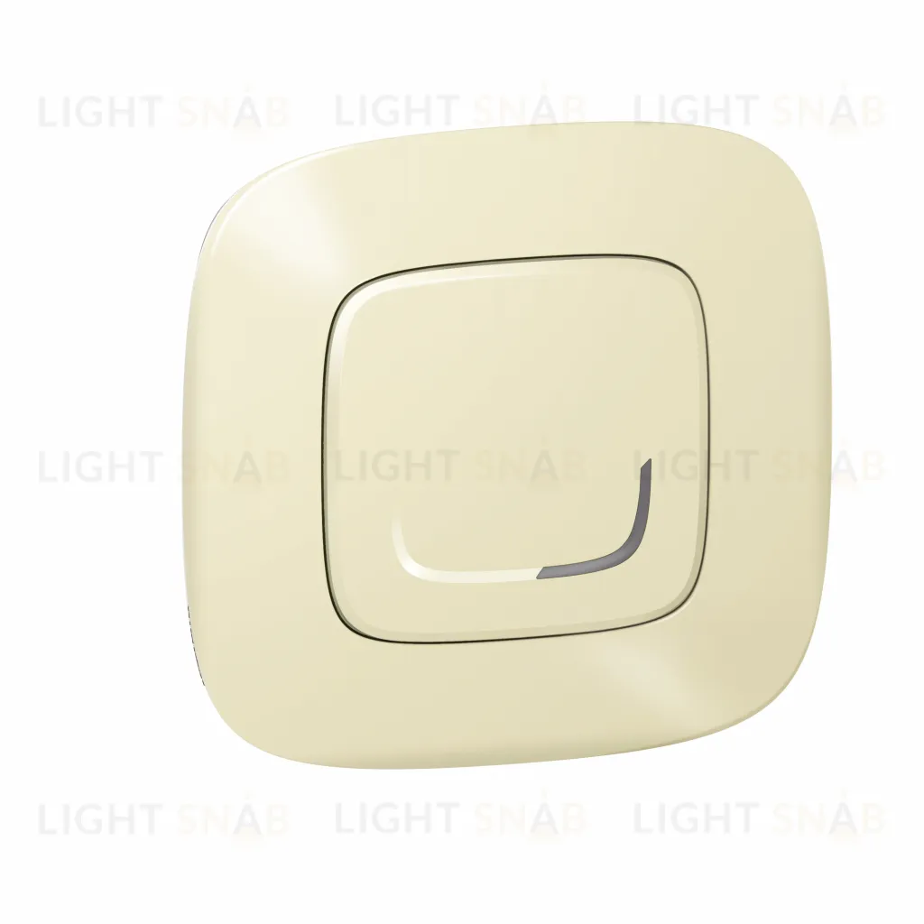 Умный проводной выключатель-светорегулятор 5-300В, LED 5-60Вт, Legrand Netatmo Valena Allure слоновая кость 752684 752684