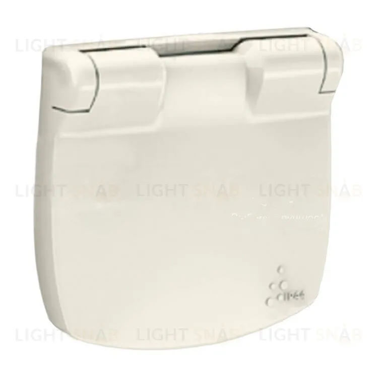 Розетка с заземлением и крышкой Legrand Valena Allure 16A/250В, винтовой зажим, слоновая кость 753025+754846 753025 + 754846