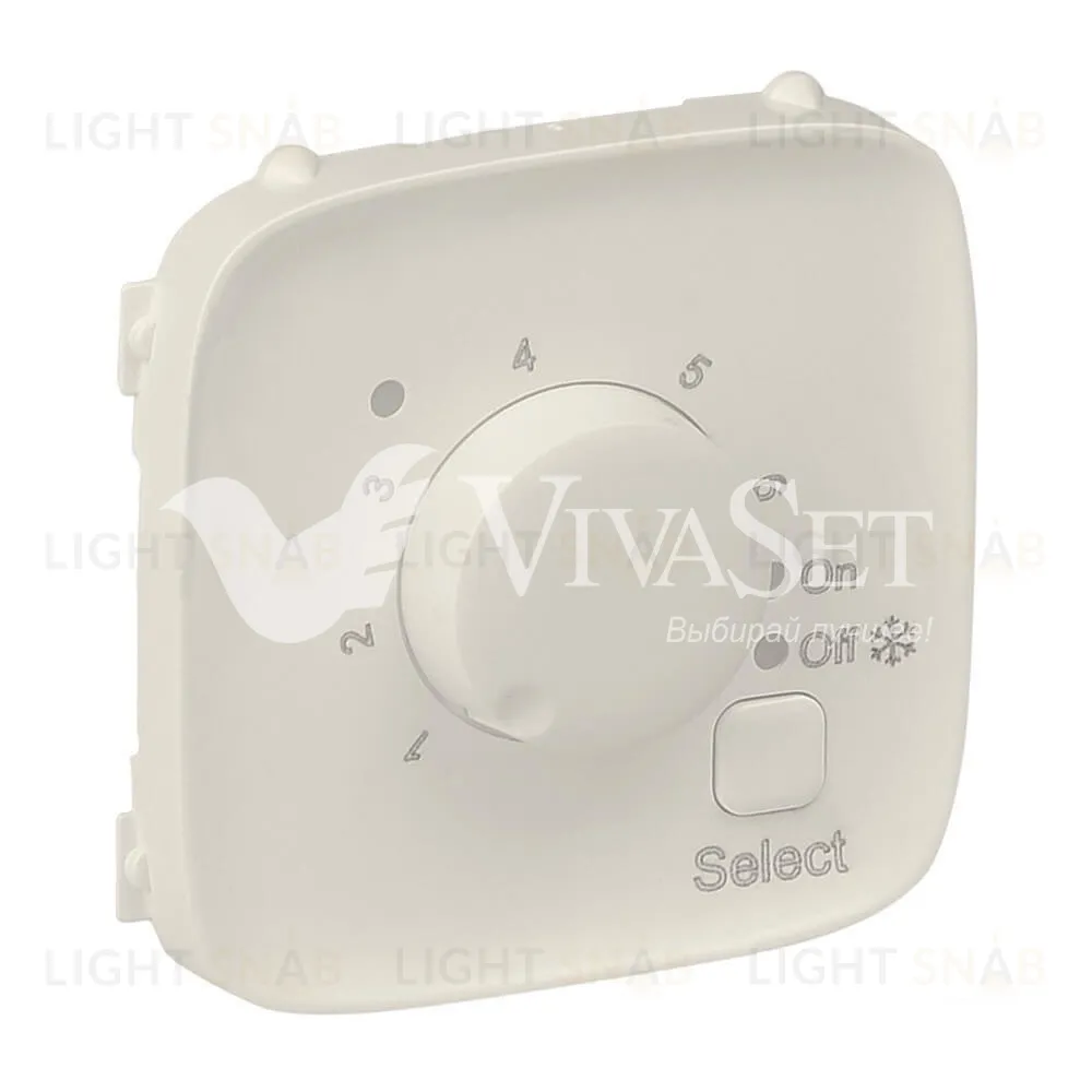 Термостат Legrand Valena Allure с датчиком для теплых полов 16A/230В, слоновая кость 752034+755326 752034 + 755326