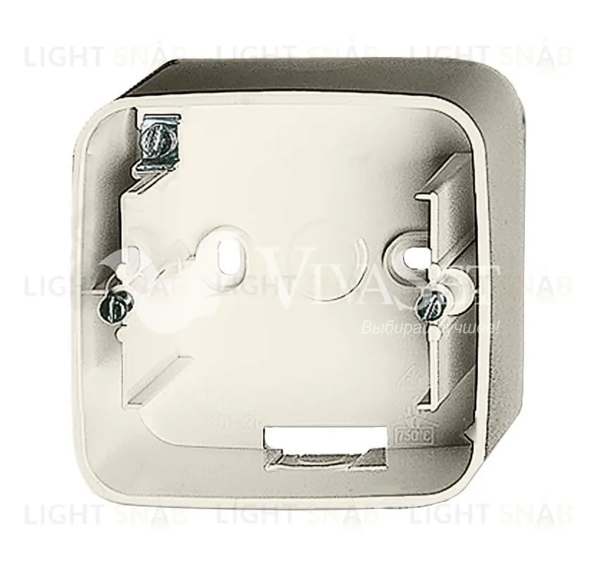 Одноместная коробка Legrand Valena Allure для накладного монтажа, слоновая кость 755561 755561
