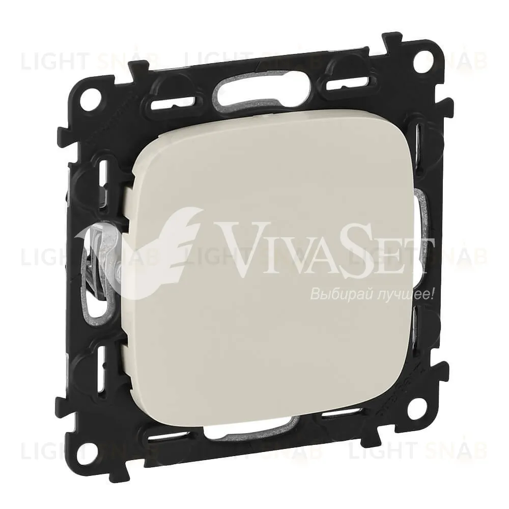 Заглушка с суппортом Legrand Valena Allure, слоновая кость 755186 755186