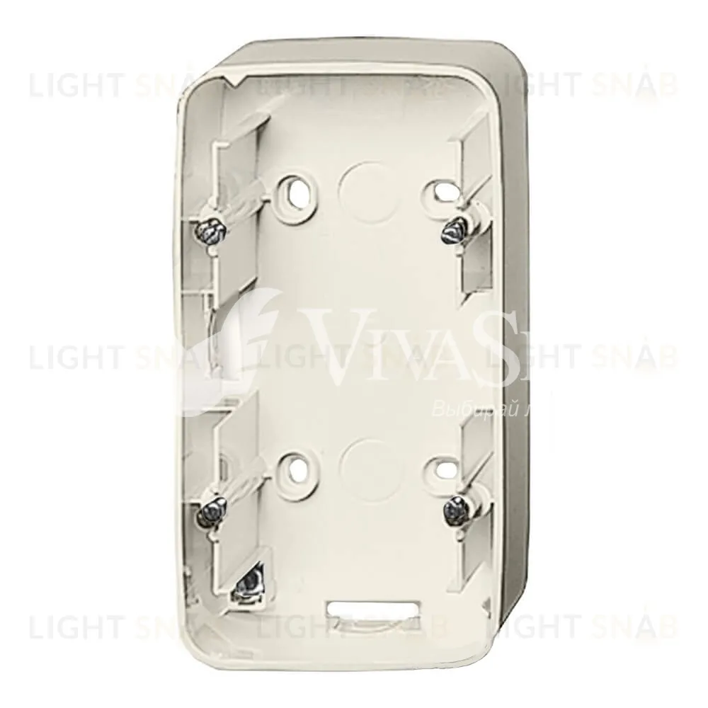 Двухместная коробка Legrand Valena Allure для накладного монтажа, слоновая кость 755562 755562